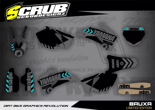 Yamaha YZ250F YZ450F 2006 2007 2008 2009 Stickers Decals Graphics Kit