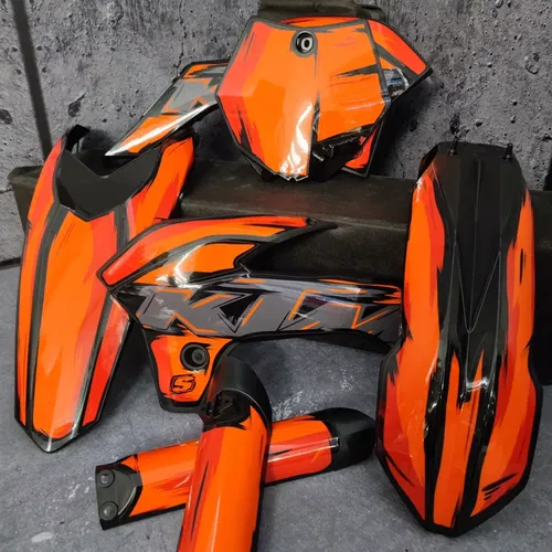 Plastics + Graphics KTM SX 85 2013-2017 Custom race number + name