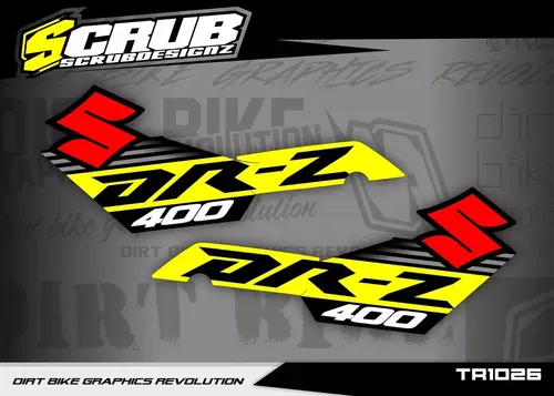 Suzuki DR-Z400SM Supermoto 1999-2024 Restyle Plastics + decals applied DRZ400 SM