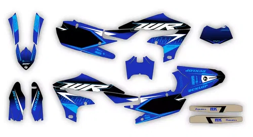 Yamaha WR250F 2020-2025 WR450F 2019-2025 WRF Graphics Decals Stickers kit set
