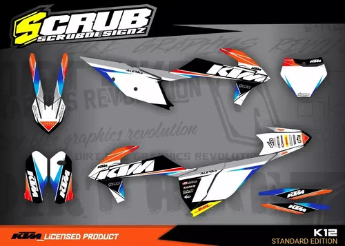 Plastics + Graphics KTM 2019 2020 2021 2022 SX SX-F XC XC-F applied