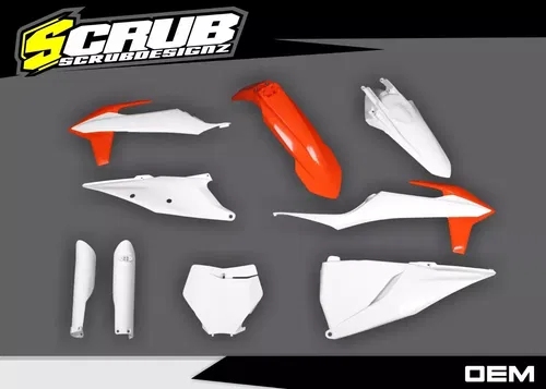 Plastics + Graphics KTM 2019 2020 2021 2022 SX SX-F XC XC-F applied