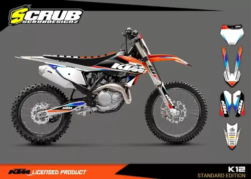 Plastics + Graphics KTM 2019 2020 2021 2022 SX SX-F XC XC-F applied