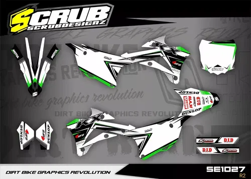 Plastics + Graphics Kawasaki KX85 2014-2021 - Fitted