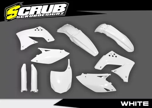 Plastics + Graphics Kawasaki KX450F 2009 2010 2011 CUSTOM race number name flag