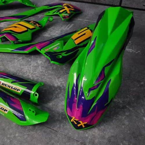 Plastics + Graphics Kawasaki KX450 2019-2023 KX250 2021-2024 KXF
