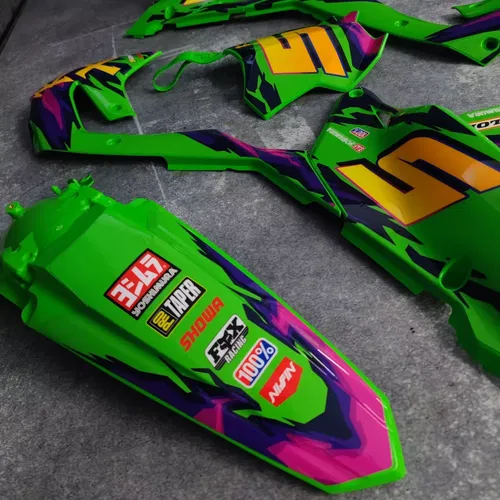 Plastics + Graphics Kawasaki KX450 2019-2023 KX250 2021-2024 KXF