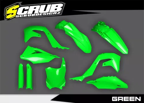 Plastics + Graphics Kawasaki KX450 2019-2023 KX250 2021-2024 KXF