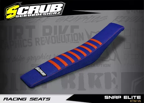 Seat Cover KTM XC-W EXC 2020-2023 XC SX 2019-2022 Gripper Scrub Designz
