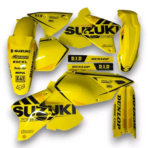 Plastics + Graphics Suzuki DRZ400 SM Supermoto DR-Z 1999-2024 decals stickers
