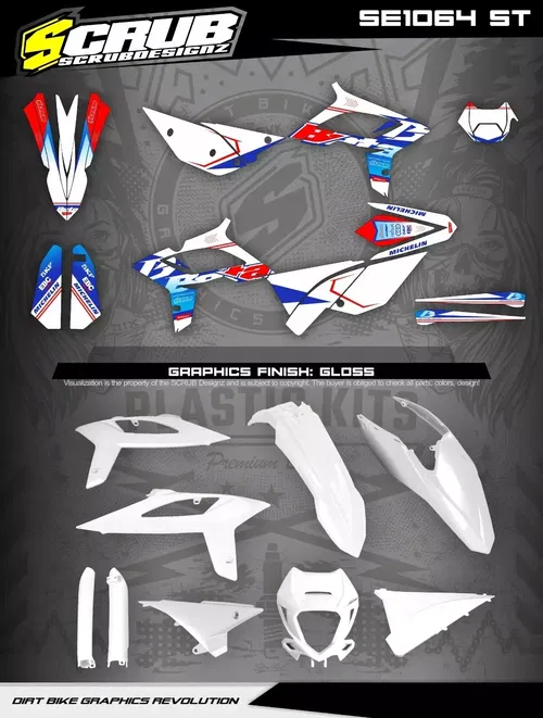 Plastics + Graphics applied Beta RR Polisport Restyle 2013-2017