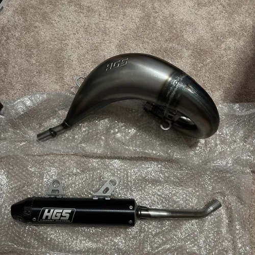 HGS Pipe and Silencer Exhaust System KTM Husqvarna SX125 TC125 2023-24 