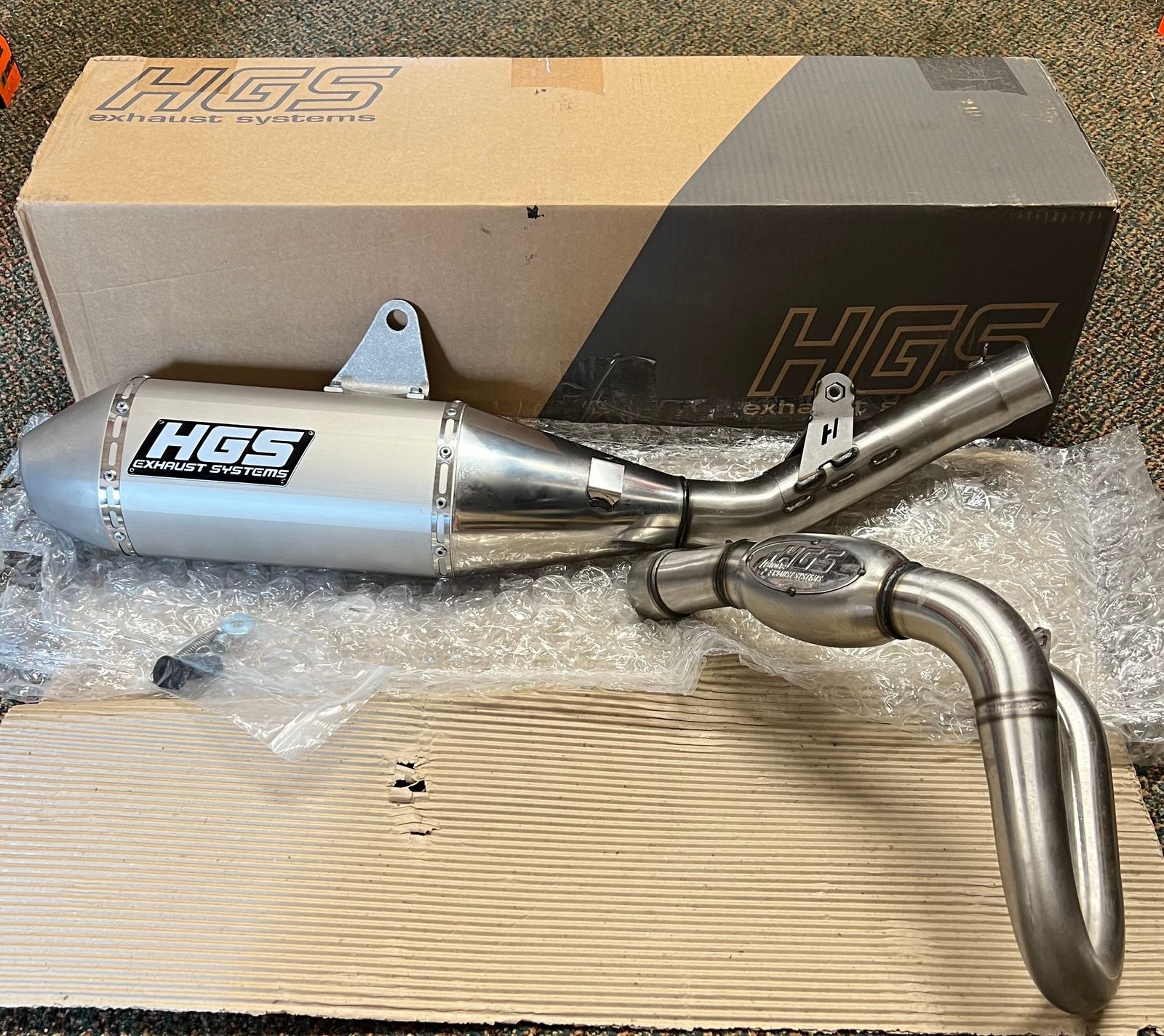 HGS コンプリートエキゾーストシステム　CRF250R/RX用 Hgs Exhaust System Crf250r
