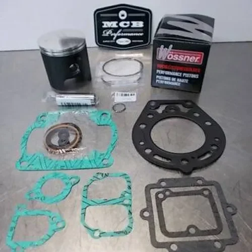 MCB Stage 1 Kawasaki KDX200 1986-06 Wossner Top End Rebuild Kit With Gaskets