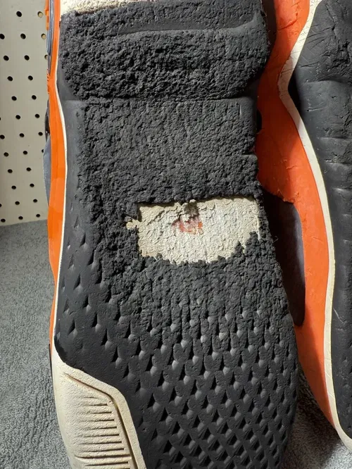ALPINESTARS TECH 10  MX OFF ROAD BOOTS BLACK GRAY ORANGE FLURO SIZE US 12