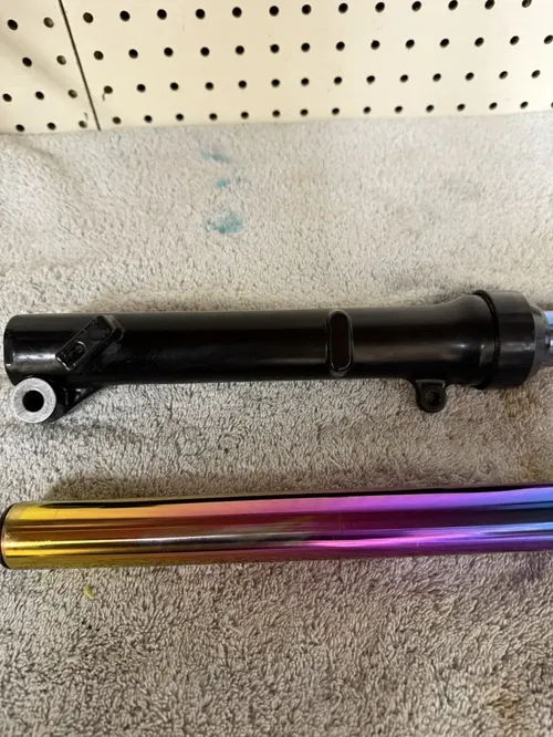 KLX 110 / DRZ 110 Ti-Ni Coated Built HD Forks