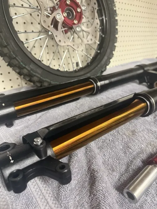 Yamaha TTR 110 GPX Pitster Pro Front End Forks Clamp Wheel Brakes