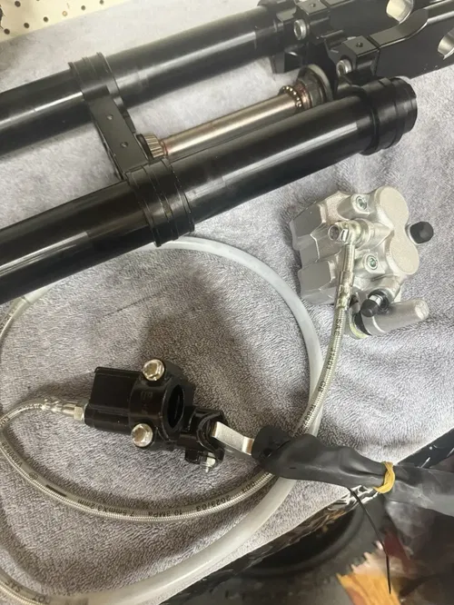 Yamaha TTR 110 GPX Pitster Pro Front End Forks Clamp Wheel Brakes
