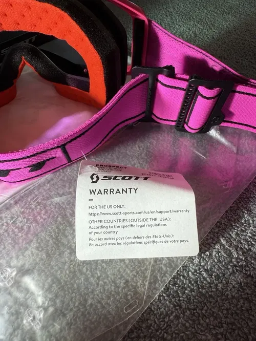 Scott USA Prospect MX Goggle Pink Black Pink Chrome Lens