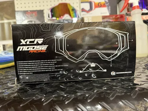 MOOSE RACING XCR GALAXY GOGGLES (BLACK)