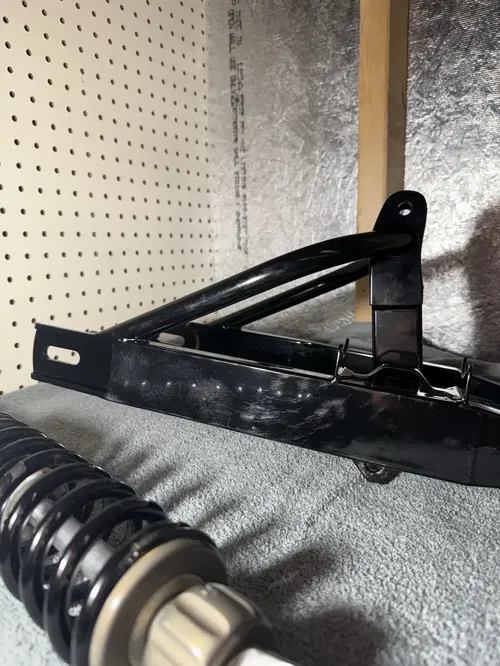 KLX 110 / DRZ 110 Metaltek +4 Swingarm Long Travel Race Tech Shock Powder coated
