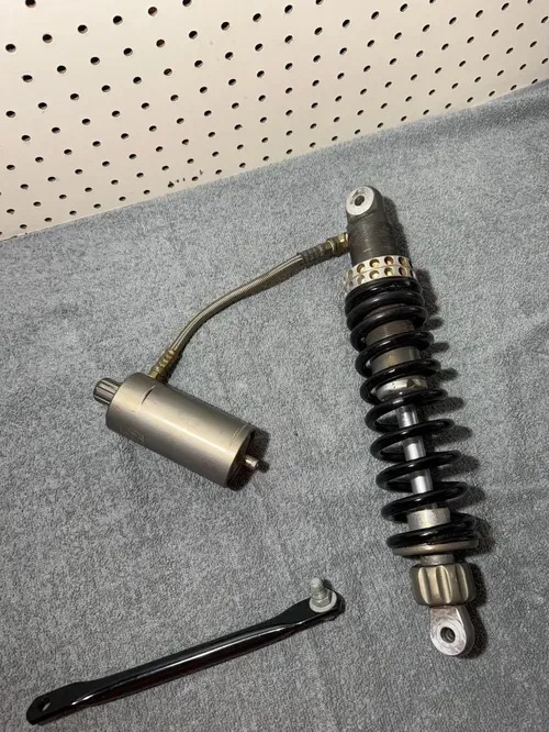 KLX 110 / DRZ 110 Metaltek +4 Swingarm Long Travel Race Tech Shock Powder coated