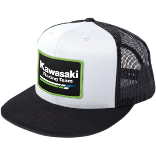 Factory Effex Kawasaki Racing Snapback Hat - Black/White