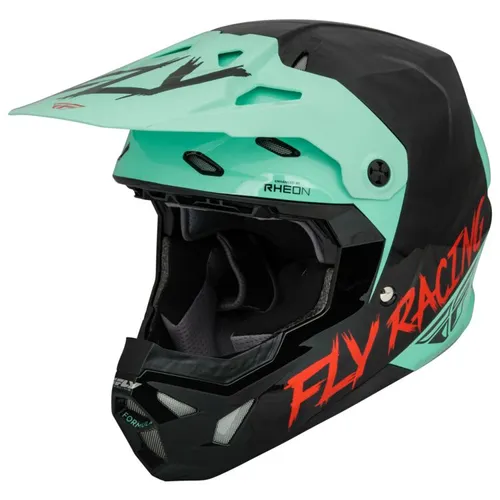 Fly Racing Formula CP SE Rave Helmet - Black/Mint/Red
