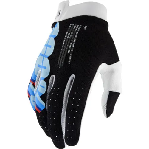 100% iTrack System Gloves - Black