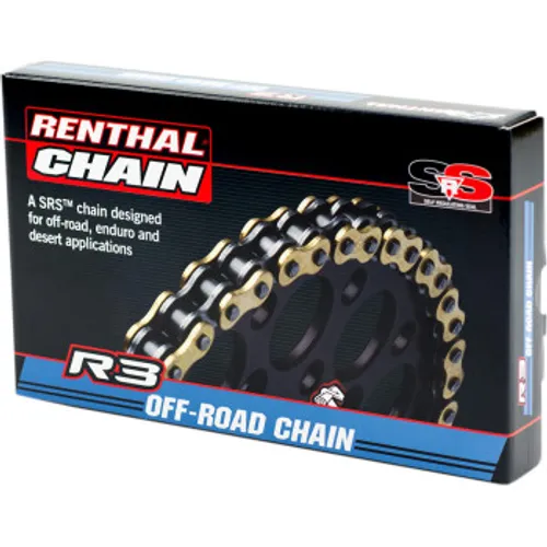Renthal 520 R3-3 SRS O-Ring Chain - Gold / 120 Links