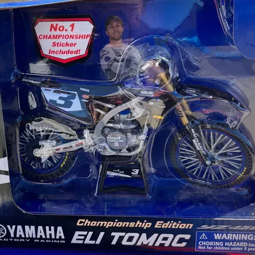 New!! Eli Tomac 1:12 Scale YZ450F Championship Edition