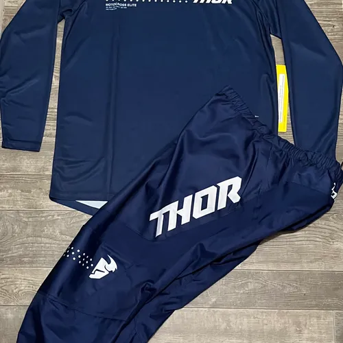 Thor Sector Minimal Gear Combo - Navy - Large/34