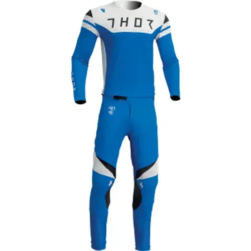 Thor Prime Rival Gear Combo - Blue/White - Small / 30