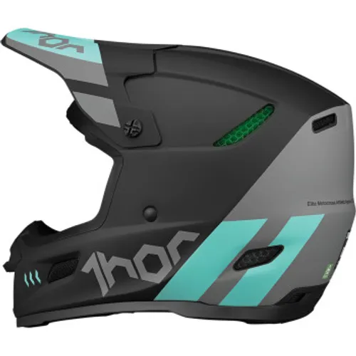 Thor Reflex Cube MX Helmet - Black/Mint