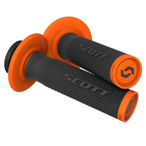 NEW! Scott SX II Lock-On Grips - Black/Orange