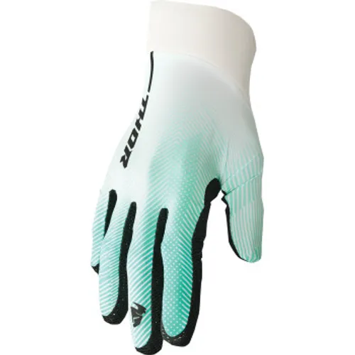 Thor Agile Tech MX Gloves - White/Teal