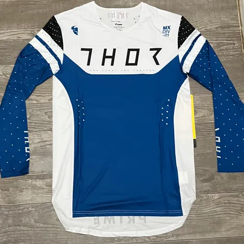 Thor Prime Rival MX Jersey - Blue/White
