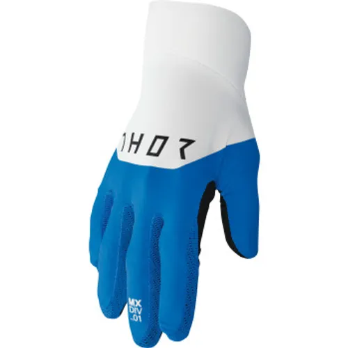 Thor Agile Rival MX Gloves - Blue/White