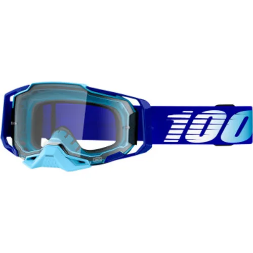SALE! 100% Armega MX Goggles - Royal w/ Clear Lens