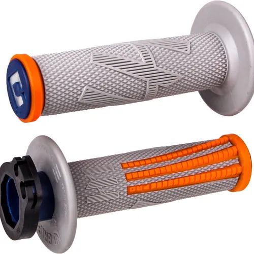 ODI V2 Emig Pro Lock-On Grips - Gray/Orange