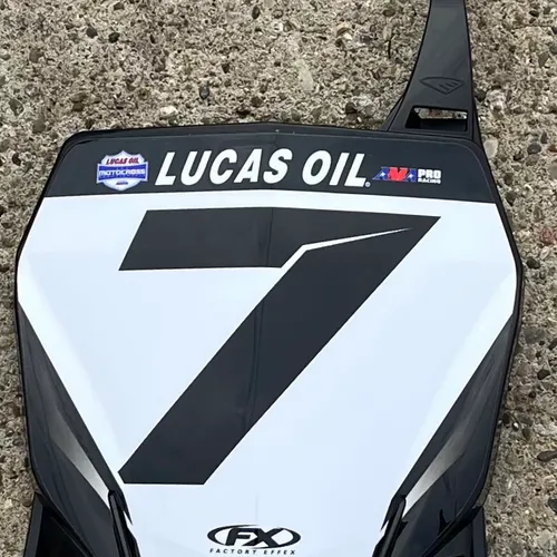 Aaron Plessinger  #7 Replica Yamaha Front Number Plate