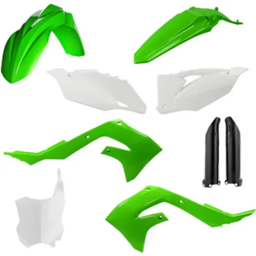 Acerbis Full Plastic Kit - Green / 21-22 KX250/KX450