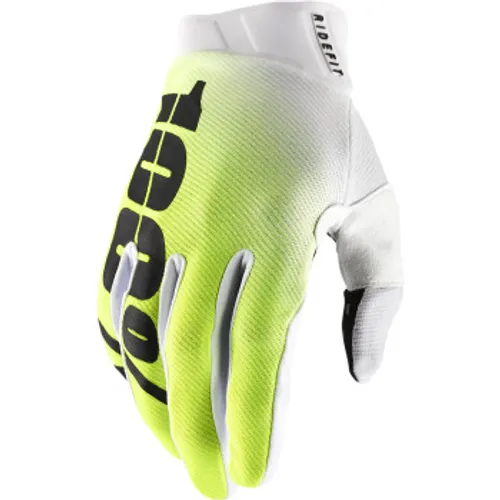 100% RideFit Korpo MX Gloves - Yellow