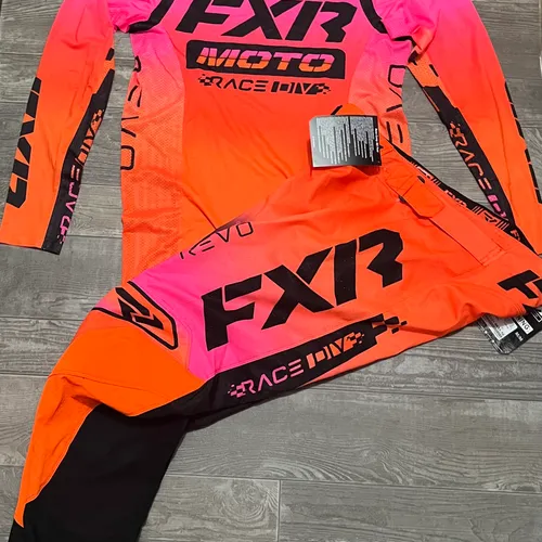 FXR Revo Comp MX Gear Combo - Fla Mango / Large / 32