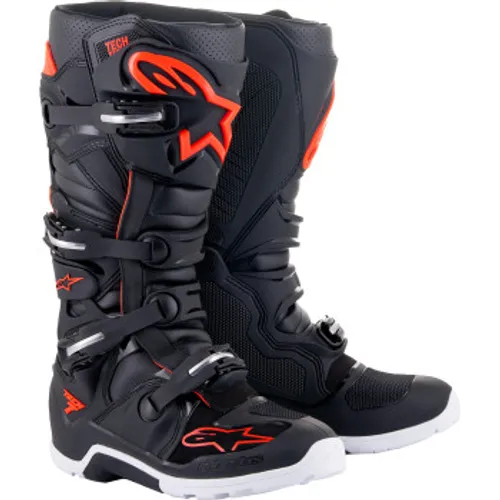 NEW! Alpinestars Tech 7 Enduro Boots - Black/Red