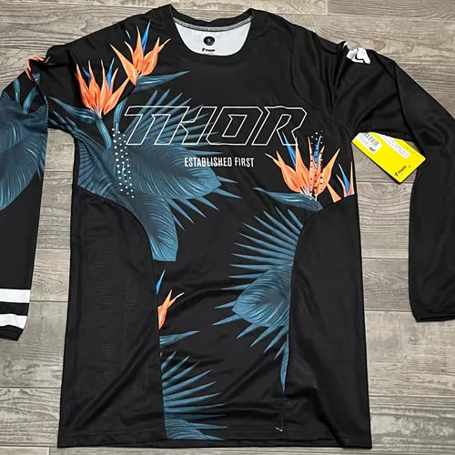 Thor Pulse Tropix Jersey Only - Black / Small