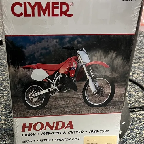 Clymer Repair Manual - 1989-1991 Honda CR125R