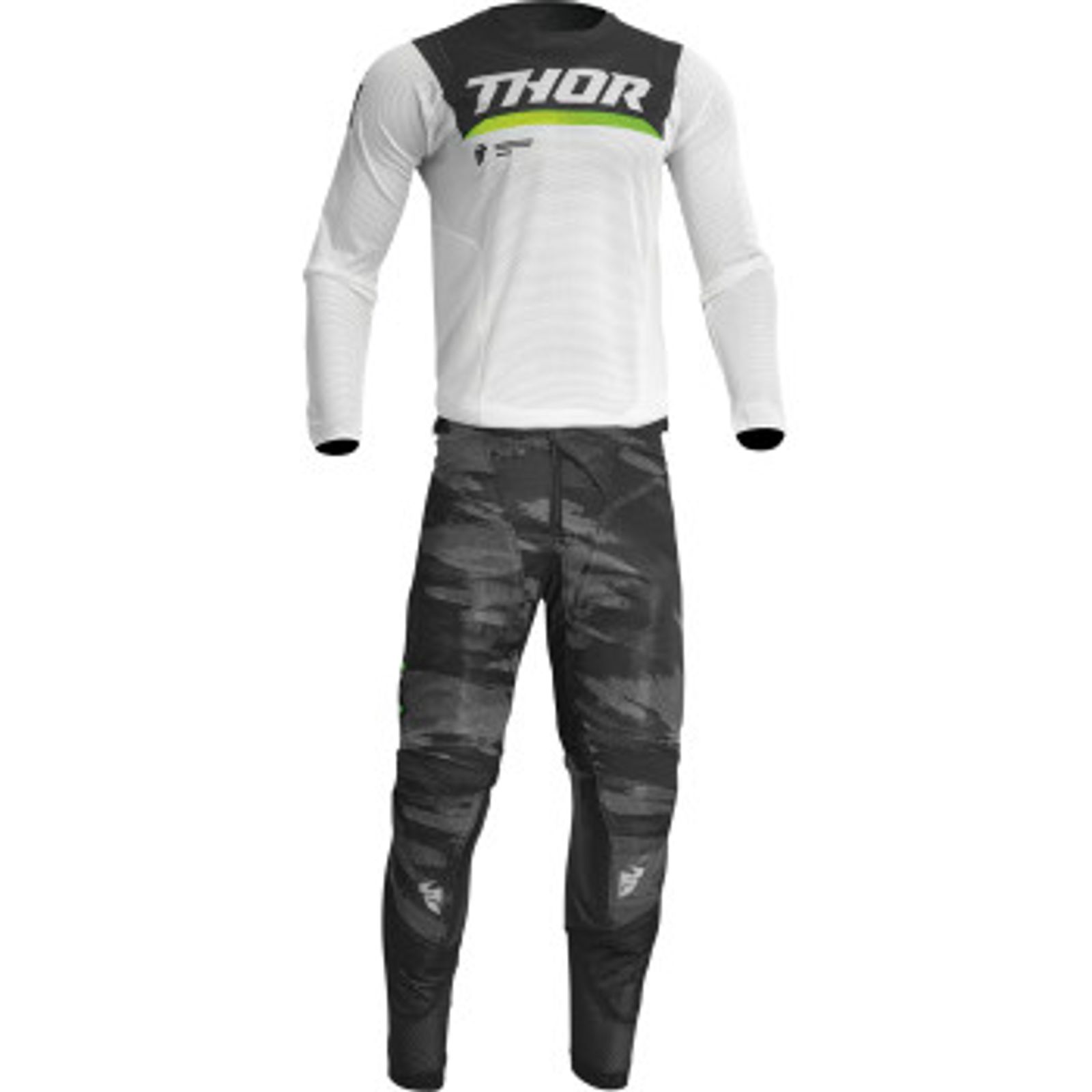 Thor Pulse Air Cameo Gear Combo - White/Black