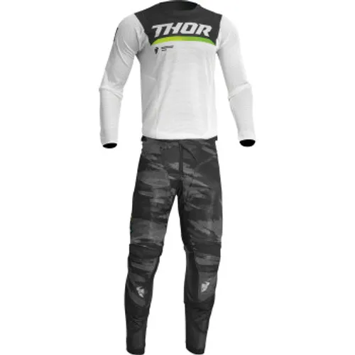 Thor Pulse Air Cameo Gear Combo - White/Black - Large / 34
