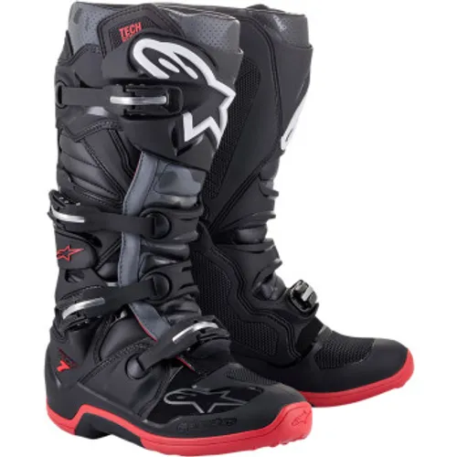 Alpinestars Tech 7 MX Boots - Black/Red - Size 13